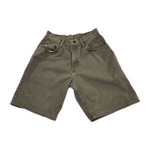 Vintage Mossimo Shorts Mens 30 Green Denim Bermuda Relaxed Made USA 90s